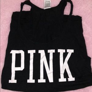 Pink racer back tank